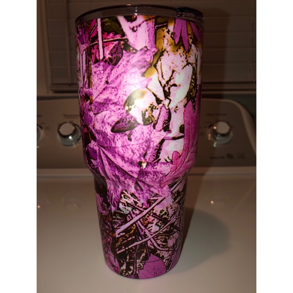 Pink Camouflage Yeti Cup